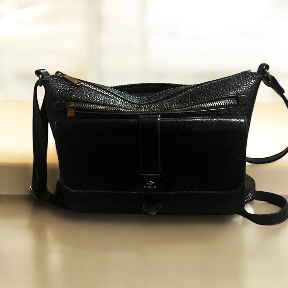 Fossil Elegant Black Crossbody Bag